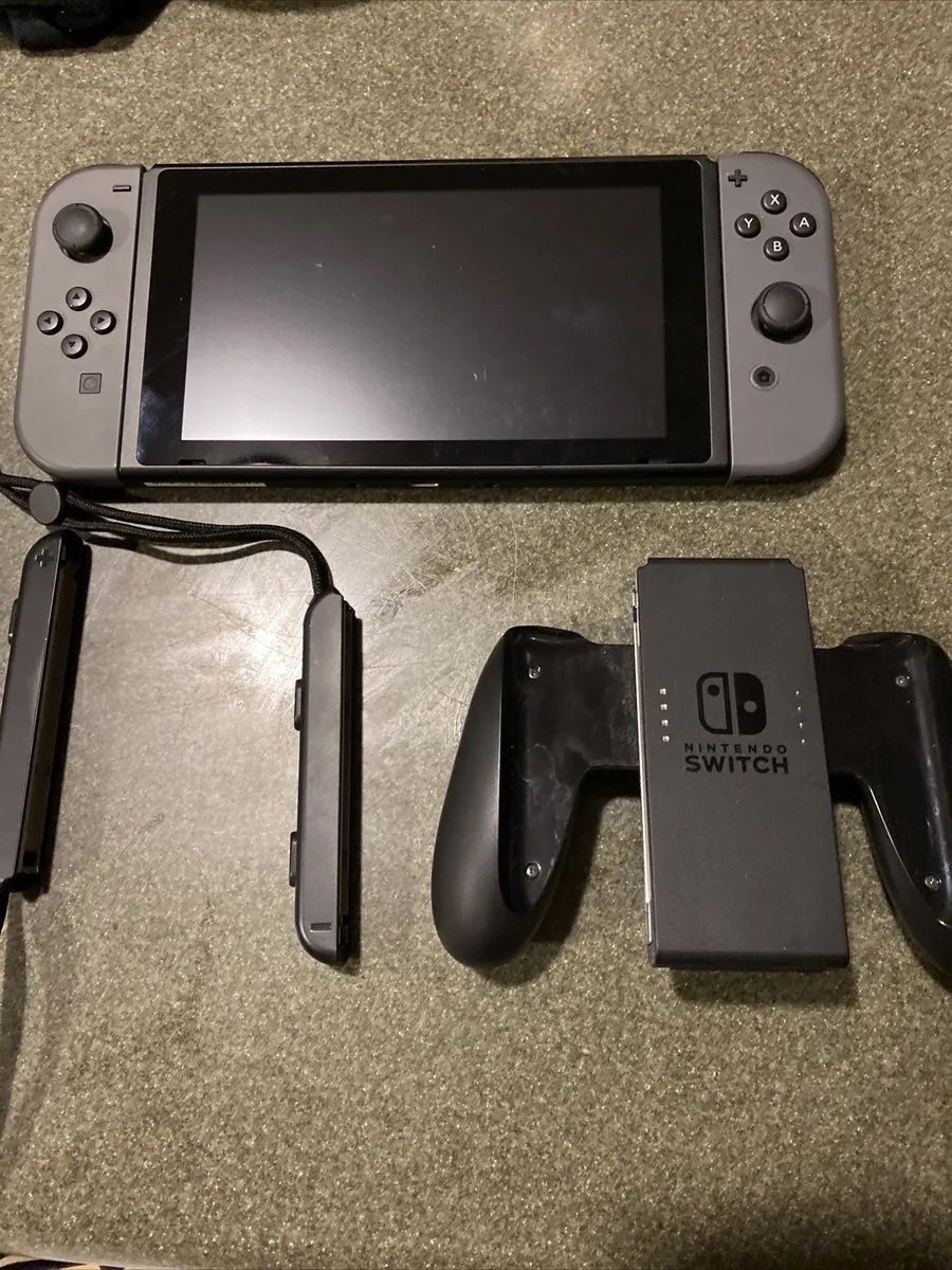 Grey Nintendo switch