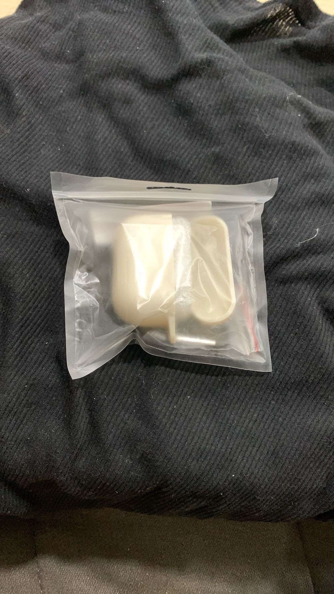 AirPods Pro Rubber Case Cream Color For Headphones Protection 