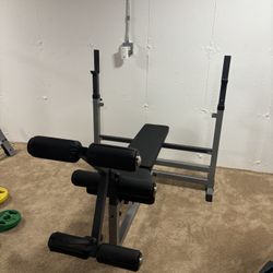  Body-Solid PowerCenter Combo Bench With Additional Stations