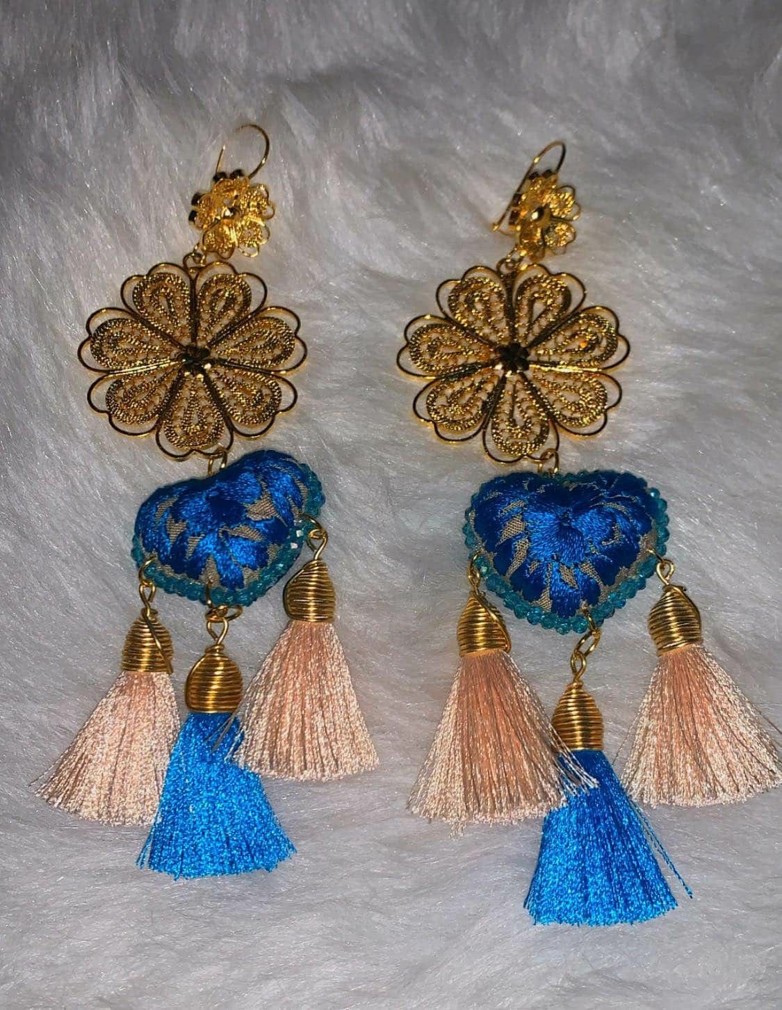 Aretes de filigrana , hechos a mano!