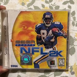 NFL 2k For Sega Dreamcast 