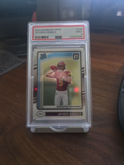 Jayden Daniels 2024 Donruss Optic Rated Rookie PSA 9