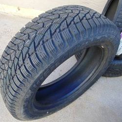 3 New 225 60 18 GT Radial Icepro SUV3 Studdable Tires 104T Date 2022

