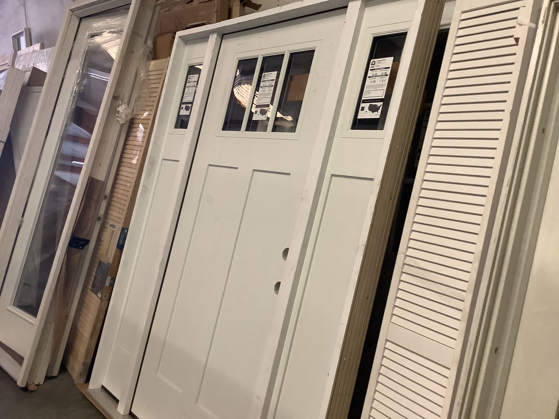 Exterior Doors 68 X 80: 64 X 80; 72 X 72 French Doors $780=$1600