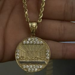 14k Last Supper Pendant (pendant Only) 
