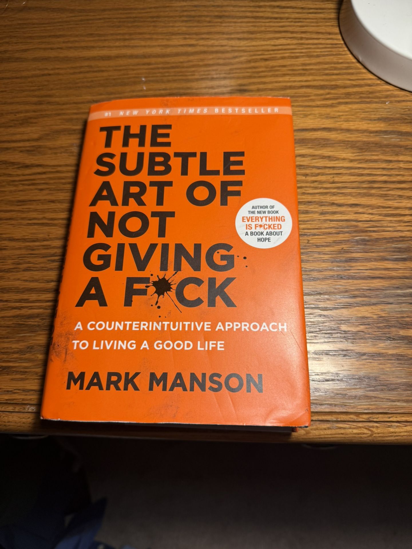 the subtle art of not giving a fu