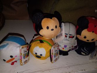 New with tag tsum tsum plushes