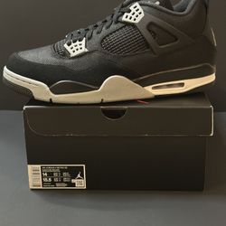 BRAND NEW JORDAN 4 “BLACK CANVAS” FOR SALE!!! MEN SIZE 14 $400