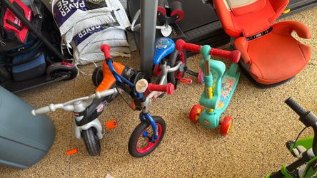 2 Bikes 1 Scooter 