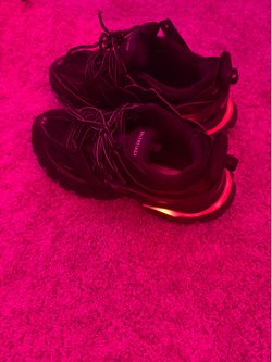 Black Balenciaga Tracks