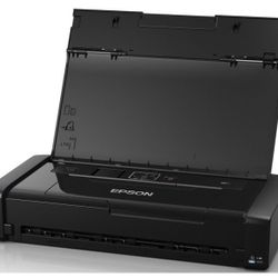 Epson WorkForce WF-110 portable printer with charger  