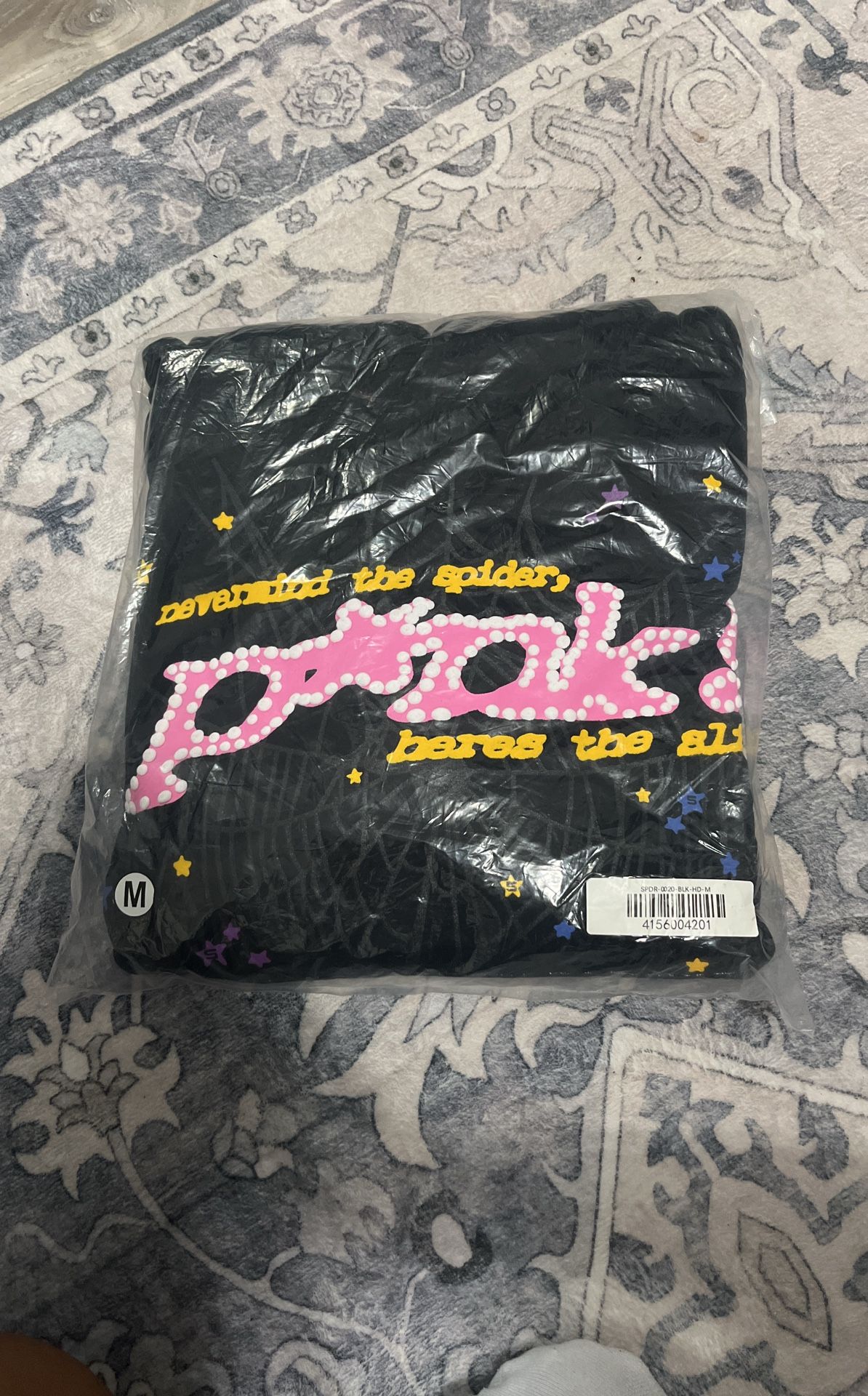 Pink Black Sp5der Hoodie Spider Hoodie