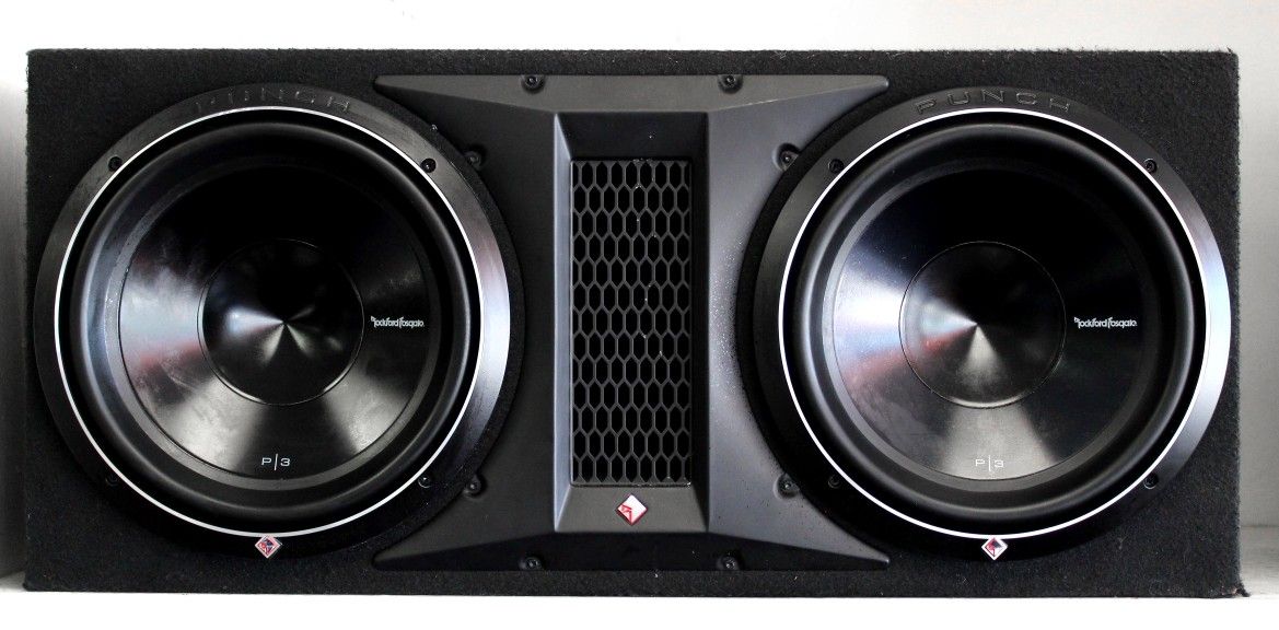 Rockford Fosgate Dual 12-Inch Subwoofer Enclosure