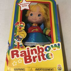 Rainbow Brite Plush Doll  New Box a little Smashes 