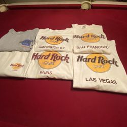 HARD ROCK CAFE SHIRTS COLLECTION 