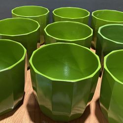  Beautiful Watermelon Green Planters 9  Total