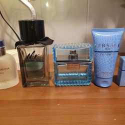 Burberry, Dolce & Gabbana, Versace colognes