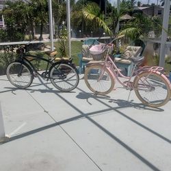 His and hers Kent 26inch  bikes