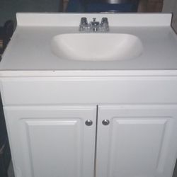 Sink white For restroom