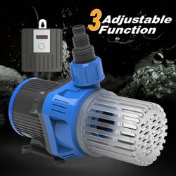 NEZO Variable Water Pump, Aquariums Ultra Quiet Circulation Amphibious Pump for Aquarium, Fish Tank, Pond and Fountain, 4 Models - 1585GPH, 3170GPH, 4