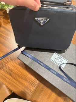 Navy Brique Saffiano Bag