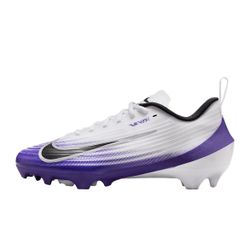 Nike Vapor Speed 3 White Court Purple HM8849-101 Football Cleats Men’s Size 6.5