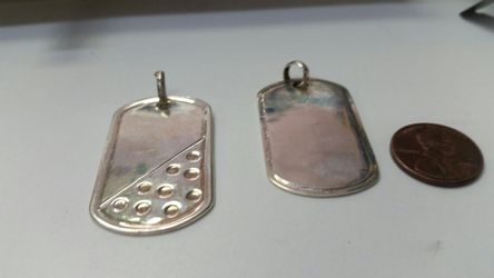 Brand new Sterling silver. 925 DogTags