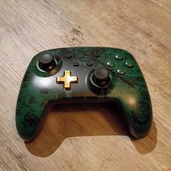 Nintendo Switch Power A Legend of Zelda Green Enhanced Wireless Controller
