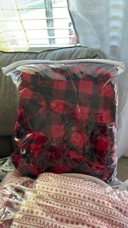 King size plaid bedding