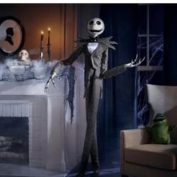 Jack Skelton Halloween Animated Music Jack Skellington Life Size Nightmare Before Christmas