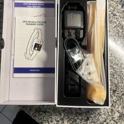 GPS Wireless Dog Fence, Electric Fence Collar for Dogs, Circular Containment System, Radius Range 49-6561 ft, Adjustable Training Measures, Rechargeab