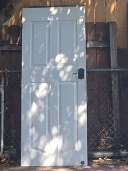 Solid door with shlage digital touch number lock