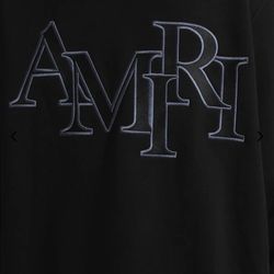 AMIRI Staggered Logo Hoodie
