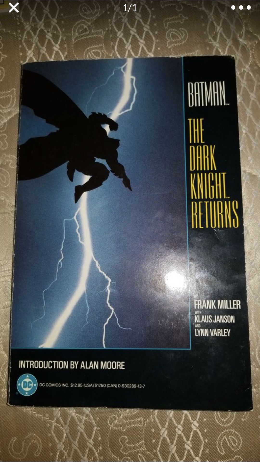 Batman The Dark Knight Returns Graphic Novel