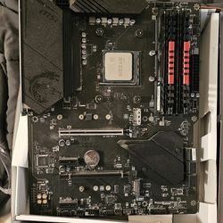 MSI B550 and Ryzen 5800x