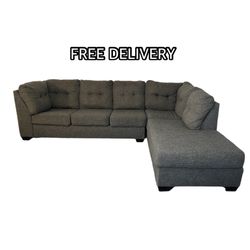 Gray Sectional Couch