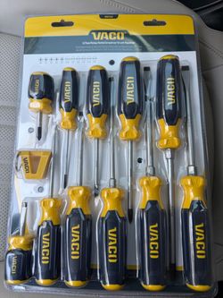 VACO 12 piece screwdriver set.