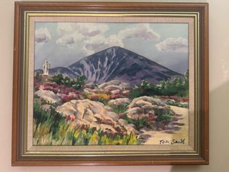 Tom Smith Signed Croagh Patrick Original Painting