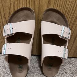 Birkenstock Light Pink, Vegan Leather - Brand New!