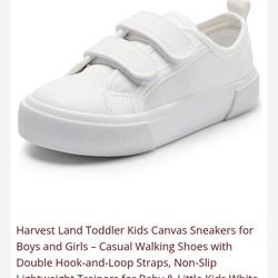 Harvest Land Toddler Kids Canvas Sneakers for Boys and Girls - NEW