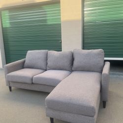 Small Sectional Couch With Reversible Chaise *Delivery Available*