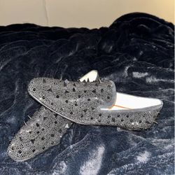 🔥 Christian Louboutin Dandelion Spikes Loafers – Size 45 (New)