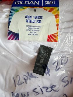 12 pack brand new white size small tshirts $20