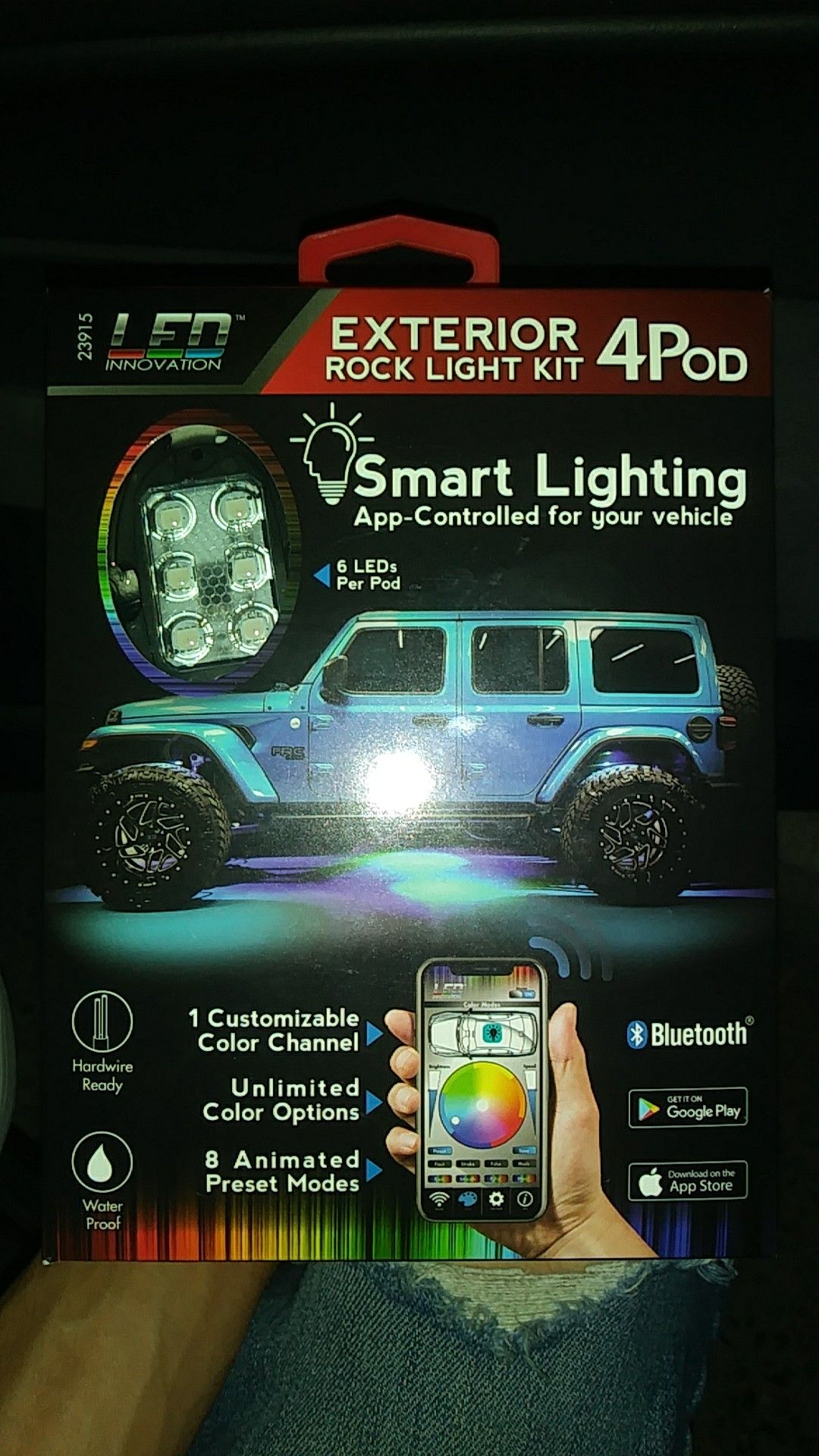 Exterior Rock Light Kit 4Pod