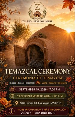 Ceremonia Temazcal en Las Vegas