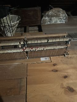 Wurlitzer Upright Piano Insides. Awesome Wooden Parts.