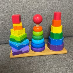 Kid Wooden Educational Toy Stacker