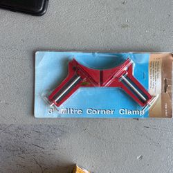 Miter Corner Clamp 3" for 90 Degree Right Angle Picture Frame Woodwork Outside