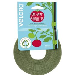 
VELCRO Brand VEL-30071-USA ONE-WRAP Garden Ties | Plant Supports for Effective Growing | Strong Grips are Reusable and Adjustable | Cut-to-Length, 50