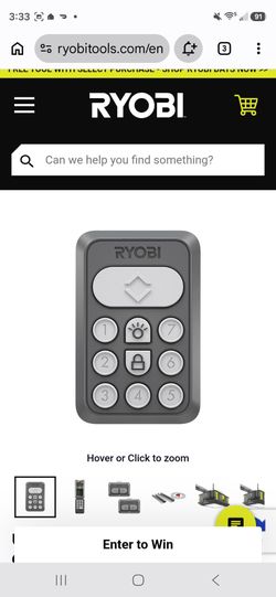 Ryobi Keypad